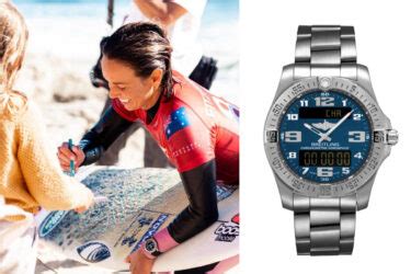 Sally Fitzgibbons Showcases the Aerospace Breitling Watch 